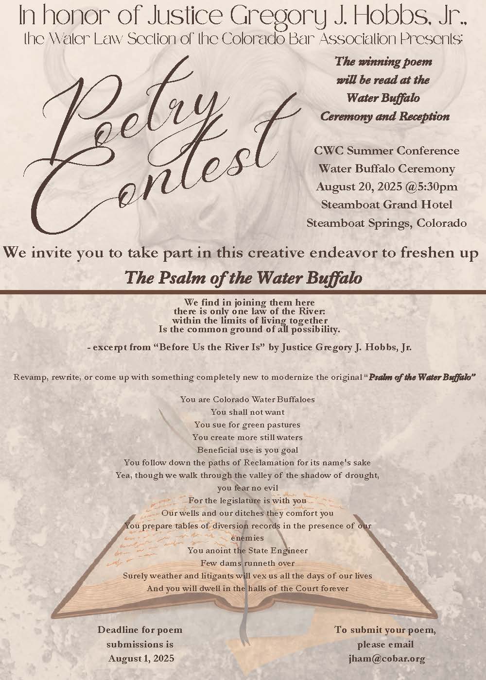 Poetry Contest Ad